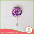 Blue mix color rose flower with mental brooch pins for wedding
